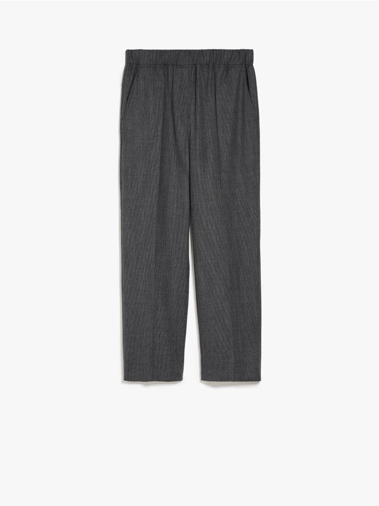 商品Weekend Max Mara|Wool flannel trousers,价格¥1560,第6张图片详细描述