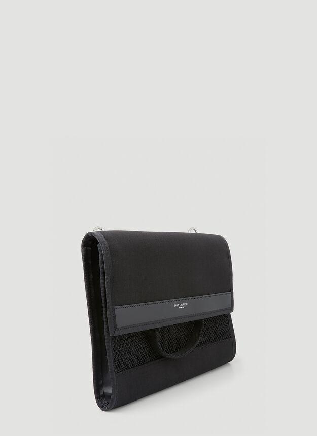 商品Yves Saint Laurent|City Flap Crossbody Pouch in Black,价格¥7317,第5张图片详细描述