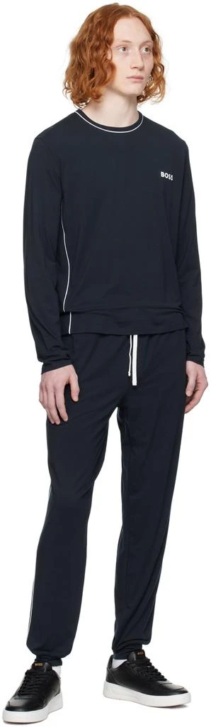 商品Hugo Boss|Navy Printed Sweatpants,价格¥315,第4张图片详细描述