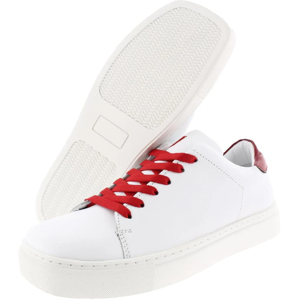 商品Joshua Sanders|Joshua Sanders Womens Squared Toes - White Leather Red Touch Leather Squared Toe,价格¥153,第2张图片详细描述