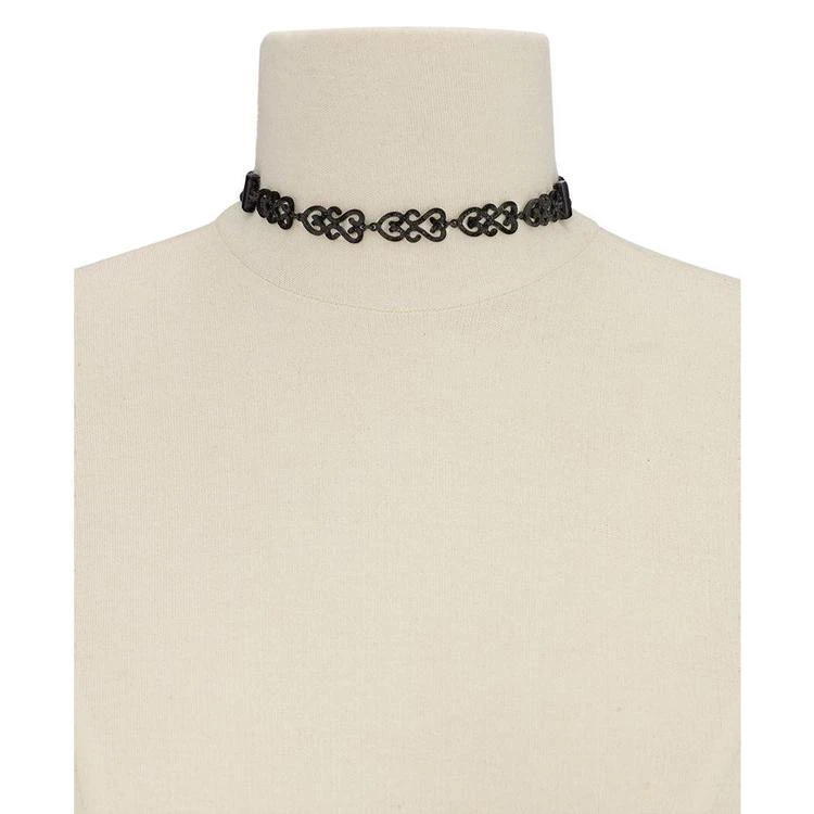 商品INC International|I.N.C. Black-Tone Jet Pavé Velvet Choker Necklace, Created for Macy's,价格¥76,第2张图片详细描述