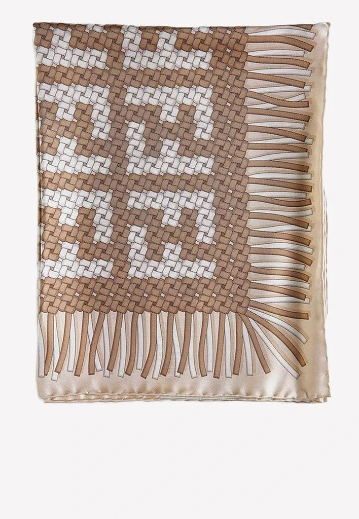 商品Fendi|FF Jacquard Silk Shawl,价格¥3375,第2张图片详细描述