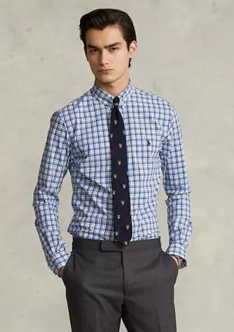 Classic Fit Stretch Poplin Shirt商品第1张图片规格展示