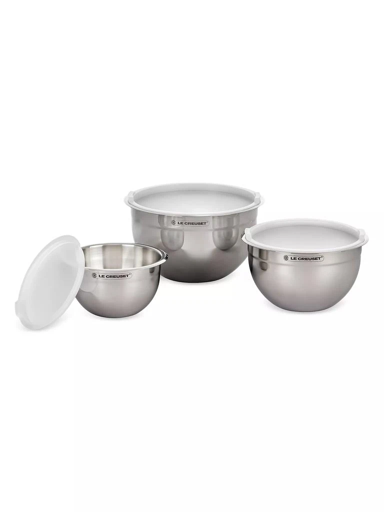 商品Le Creuset|3-Piece Stainless Steel Mixing Bowl Set,价格¥629,第1张图片