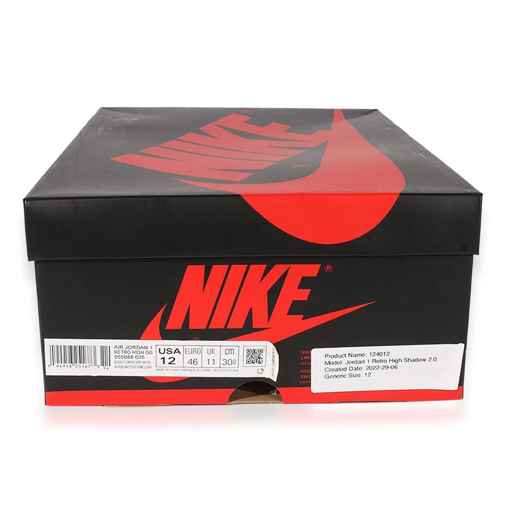 Air Jordan 1 Retro High OG 'Shadow 2.0' sneaker US 12 EU 46 商品