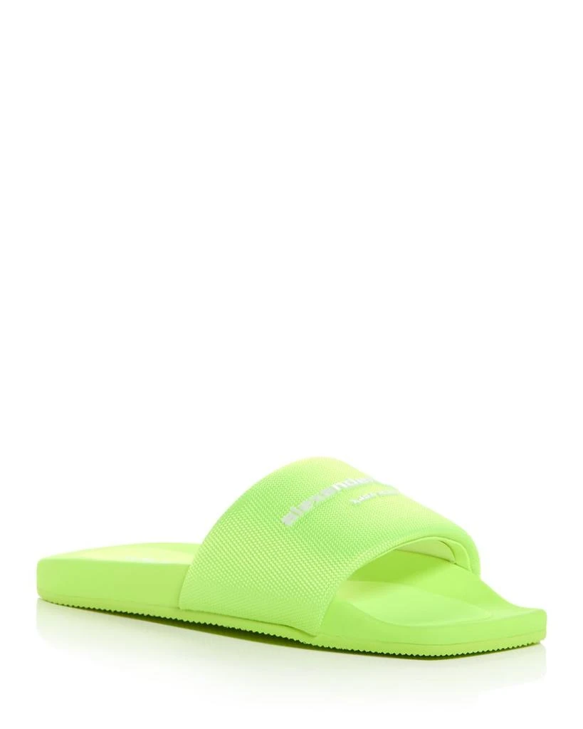 商品Alexander Wang|Women's Logo Pool Slides,价格¥1319,第1张图片