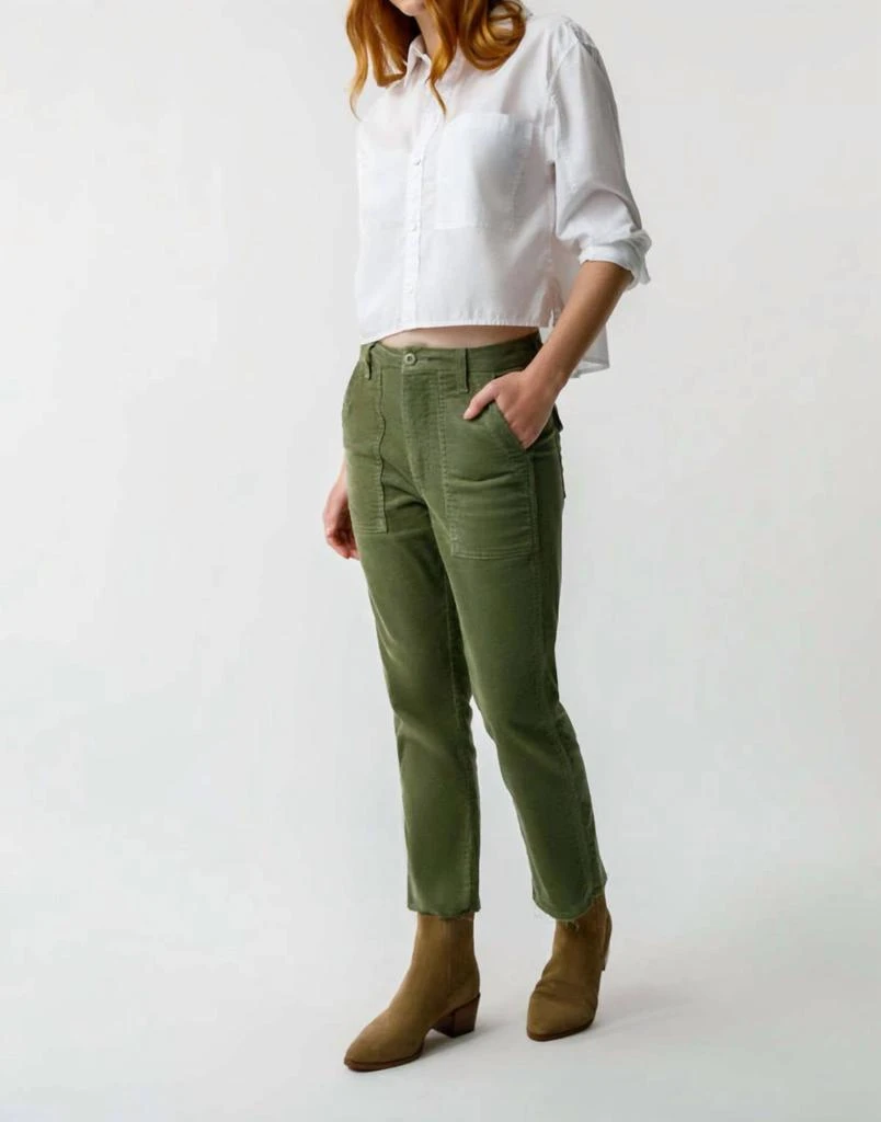 商品AMO|Cord Easy Army Trouser In Tea Leaf,价格¥1310,第2张图片详细描述