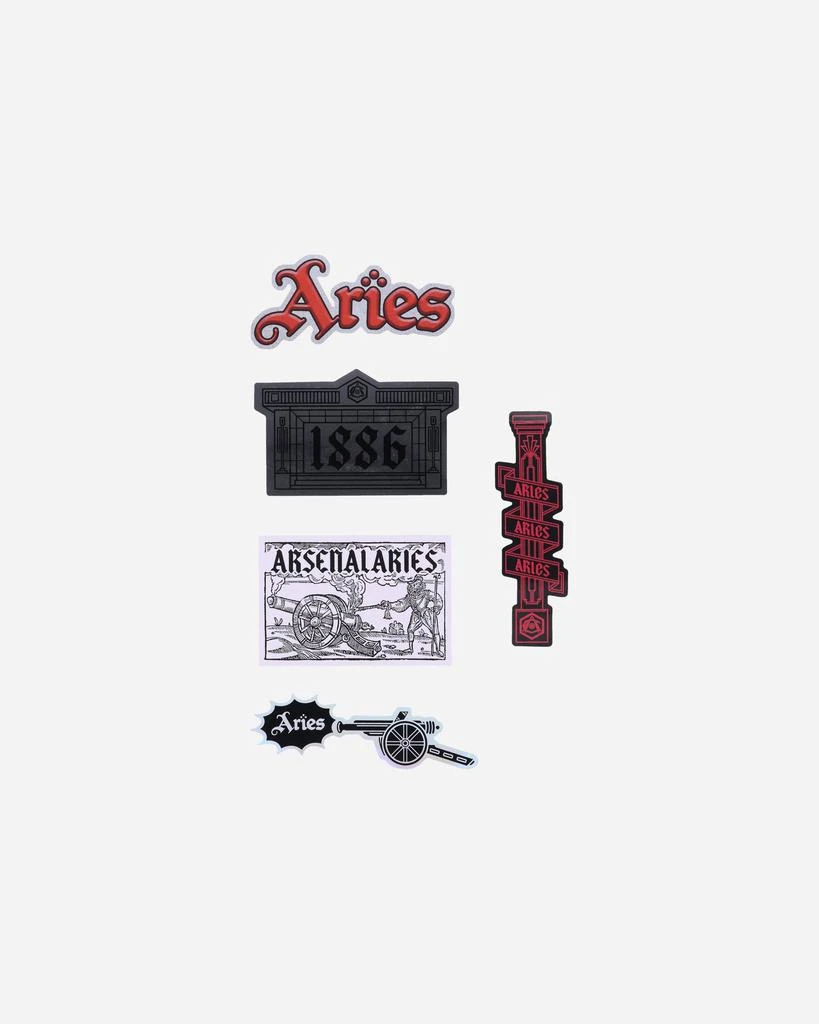 商品Aries|Arsenal Sticker Pack Multicolor,价格¥61,第4张图片详细描述