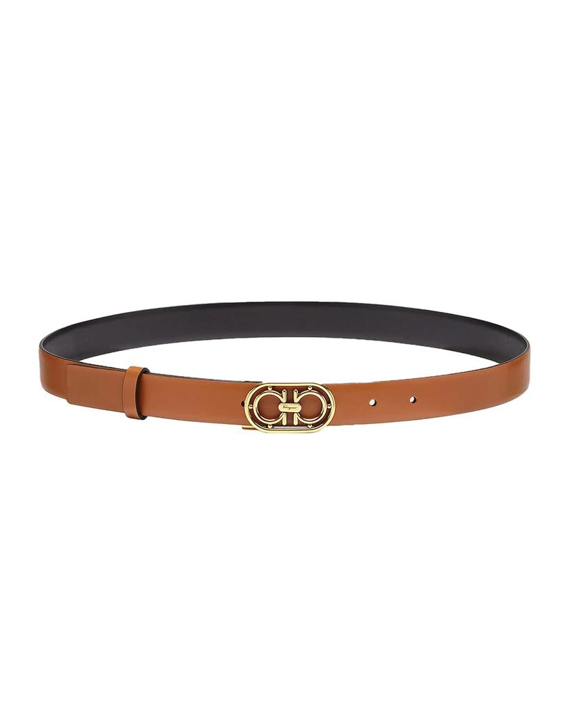 商品Salvatore Ferragamo|Gancini Leather Belt,价格¥3059,第2张图片详细描述