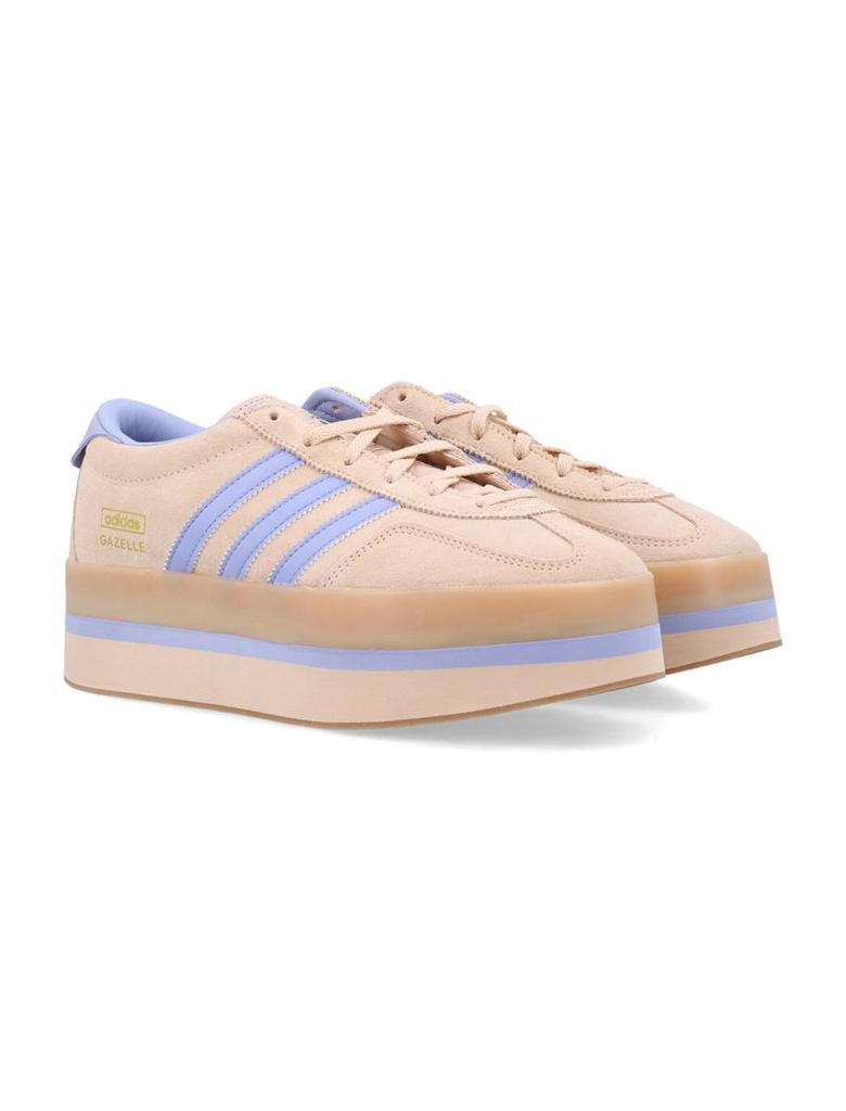 Shop Adidas Originals Adidas Gazelle Stack Women'S Platform Sneakers In  Beige Suede And Violet Leather on Sale at BeyondStyle  Get 27% Off Adidas  Originals Adidas Gazelle Stack Women'S Platform Sneakers In