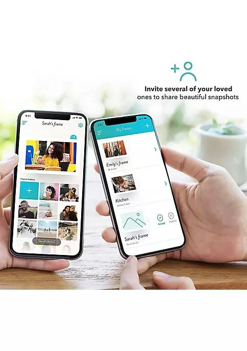 商品Lifeprint|10 Inch Smart Wi Fi Digital Picture Frame Brilliant Hd Photo Display With Free Cloud Storage Share Pictures From Smartphone Invite Friends Via App   Black,价格¥1113,第4张图片详细描述