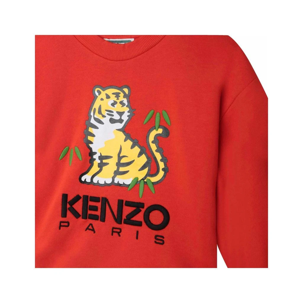 商品预计3周后发货 Kenzo|Sweat-Shirt Poivron - Enfant Fille - Kenzo Kids,价格¥298,第3张图片详细描述