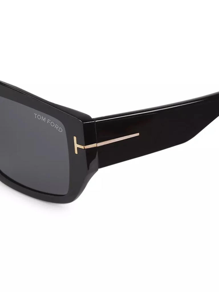 商品Tom Ford|Silvano-02 56MM Square Sunglasses,价格¥3310,第3张图片详细描述