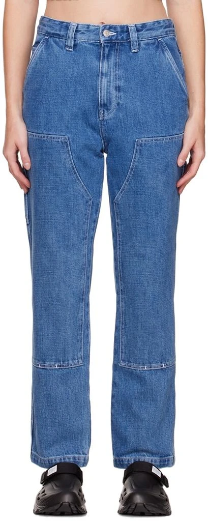 商品STUSSY|Blue Work Jeans,价格¥487,第1张图片