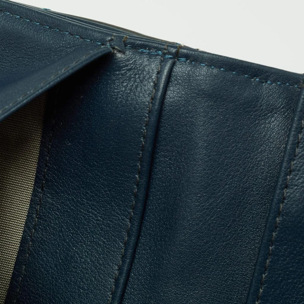 Chanel Green Quilted Patent Leather CC Flap Continental Wallet 商品