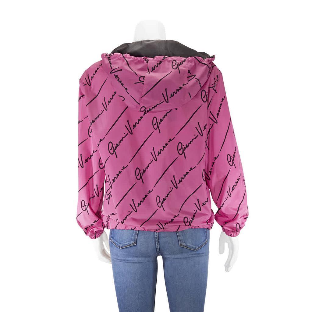 商品Versace|Versace Signature Logo Windbreaker Jacket, Brand Size 36 (US Size 2),价格¥3097,第5张图片详细描述