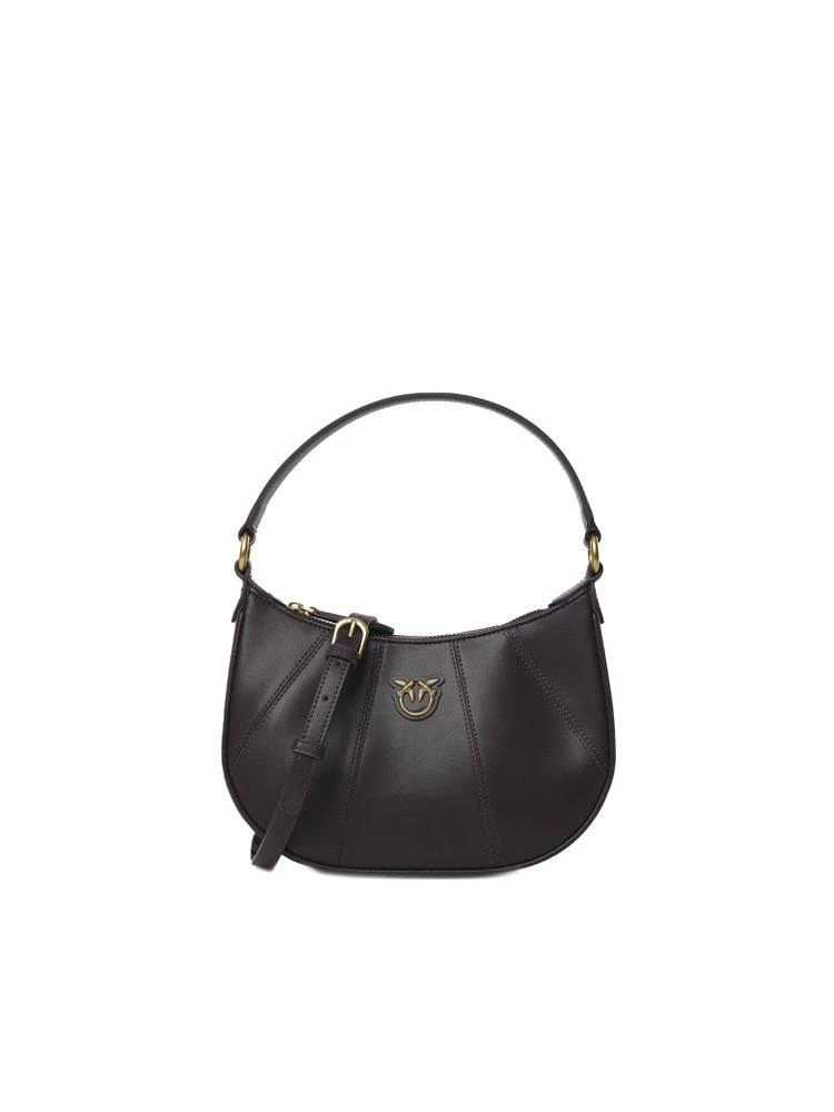 商品PINKO|Pinko Logo Plaque Mini Half Moon Shoulder Bag,价格¥1956,第1张图片