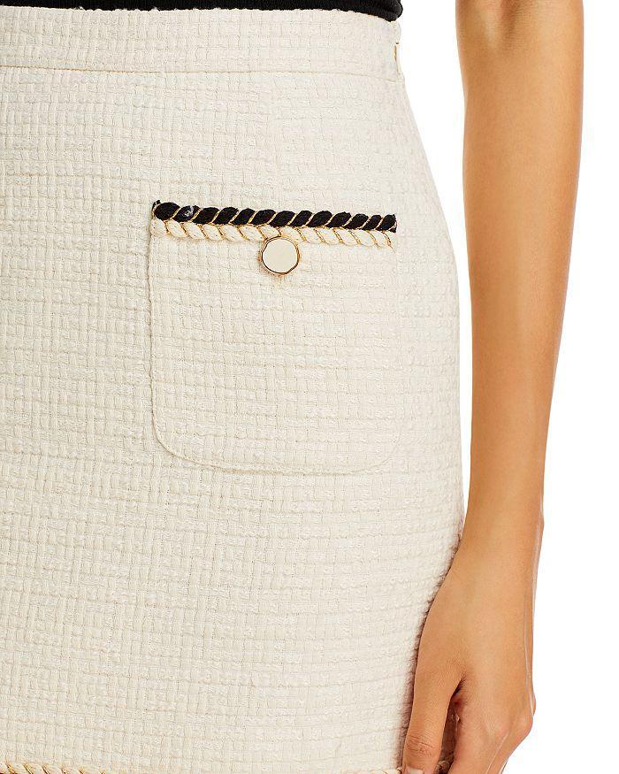 商品AQUA|Braided Trim Tweed Mini Skirt - 100% Exclusive,价格¥560,第6张图片详细描述