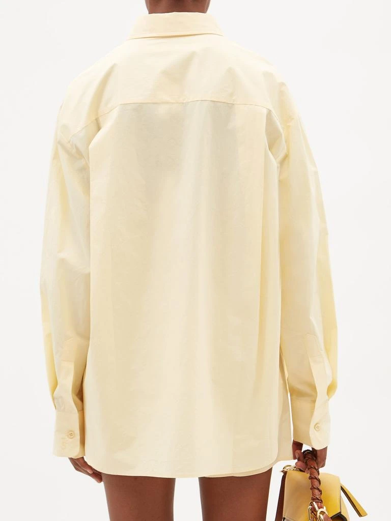 商品The Frankie Shop|Lui organic cotton-poplin shirt,价格¥596,第5张图片详细描述