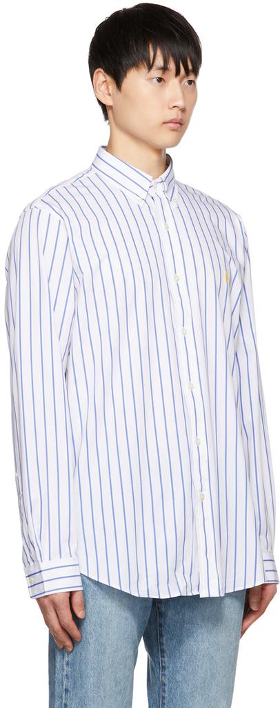 White Striped Shirt商品第2张图片规格展示