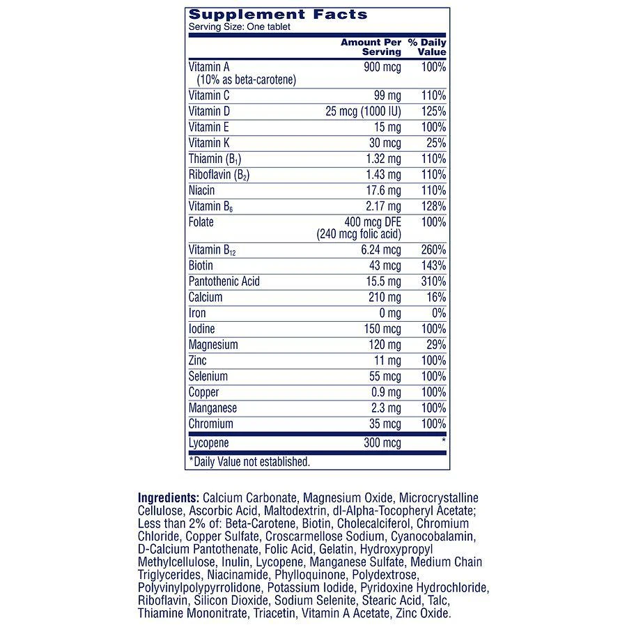 商品One A Day|Men's Health Formula Multivitamin,价格¥117,第4张图片详细描述