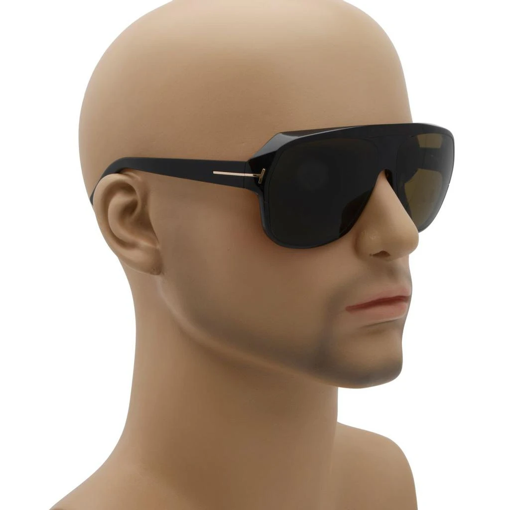 商品Tom Ford|Tom Ford Hawkings Dark Havana & Roviex Navigator Sunglasses FT0908-6252J,价格¥1974,第3张图片详细描述
