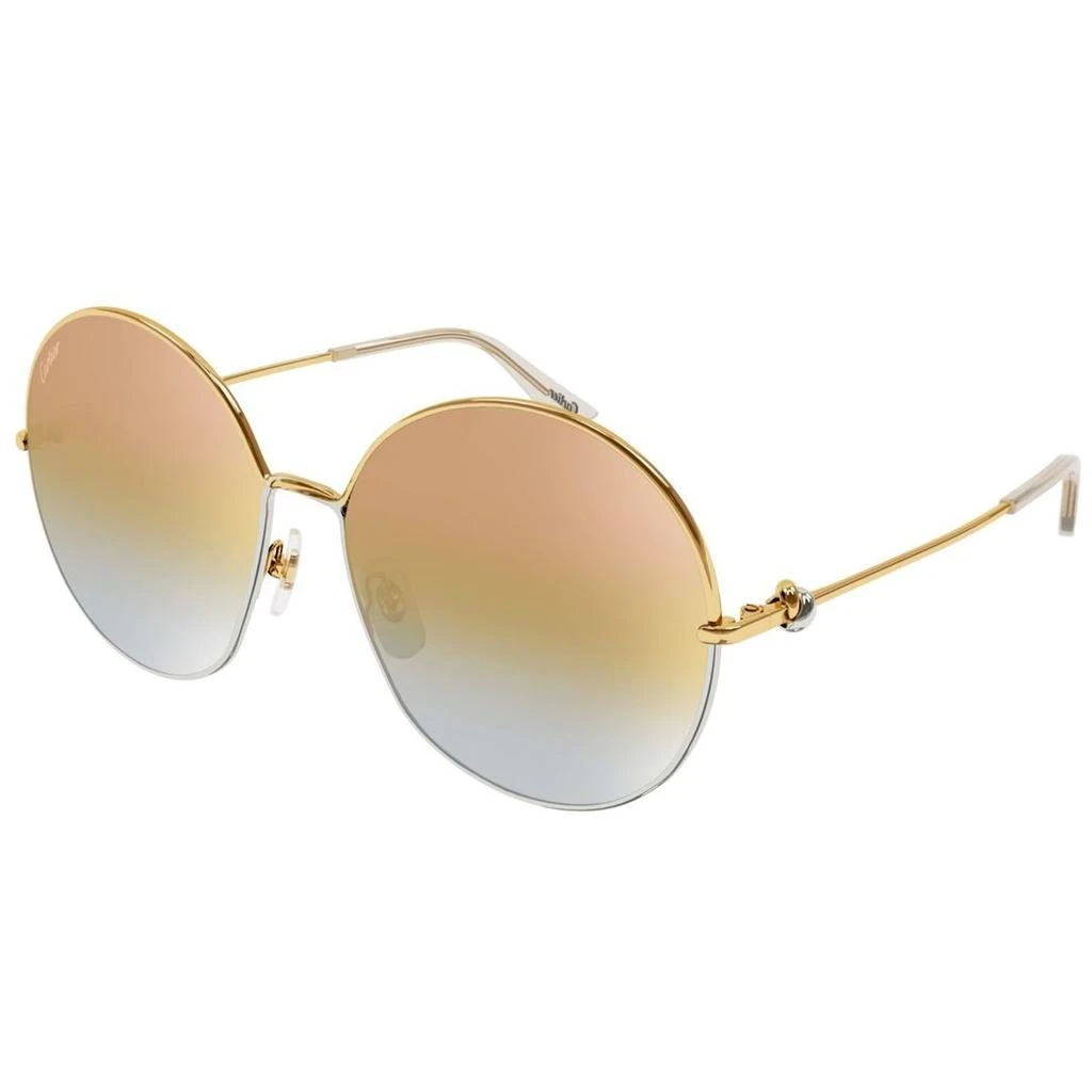 商品Cartier|Cartier Round Frame Sunglasses,价格¥6942,第2张图片详细描述