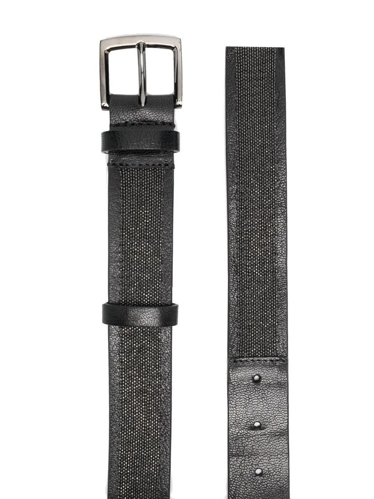 商品Brunello Cucinelli|PRECIOUS LEATHER BELT WITH GRAIN,价格¥8561,第2张图片详细描述