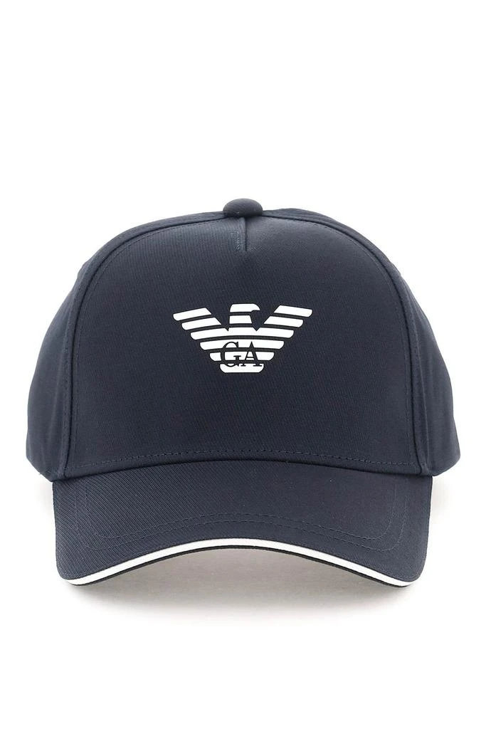 商品Emporio Armani|Emporio Armani Logo Printed Baseball Cap,价格¥487,第1张图片