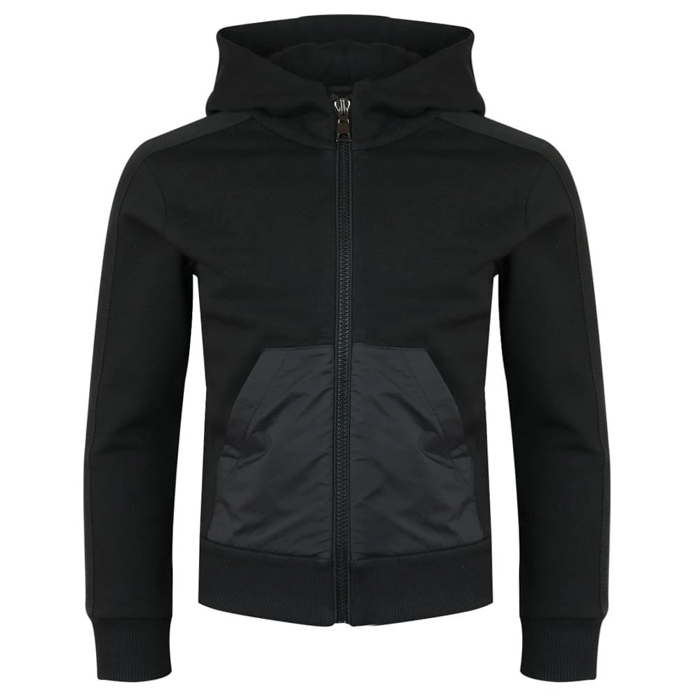 商品Moncler|Black Zip Up Hoodie,价格¥2753,第1张图片