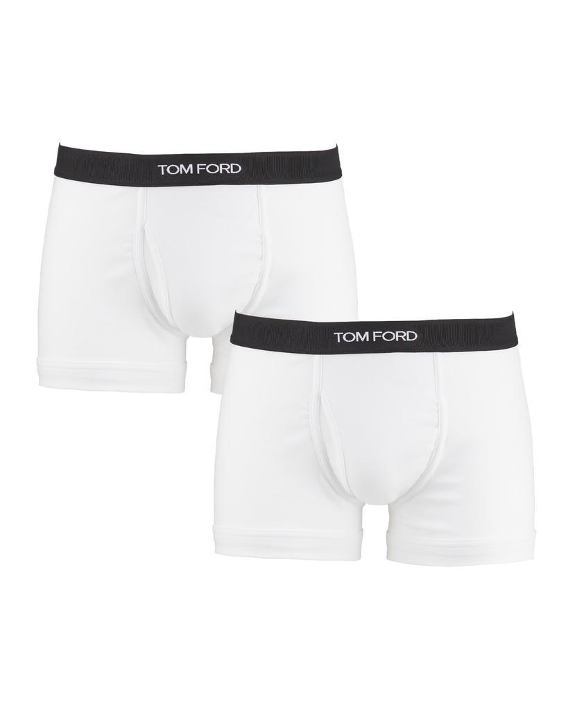 商品Tom Ford|Men's 2-Pack Solid Jersey Boxer Briefs,价格¥727,第1张图片