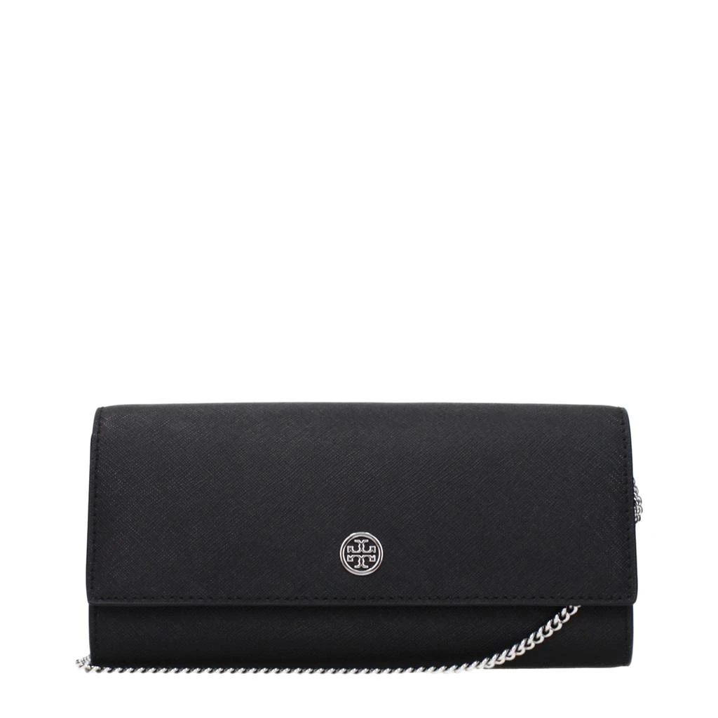 商品Tory Burch|Tory Burch Black Leather Clutch Bags,价格¥3194,第1张图片