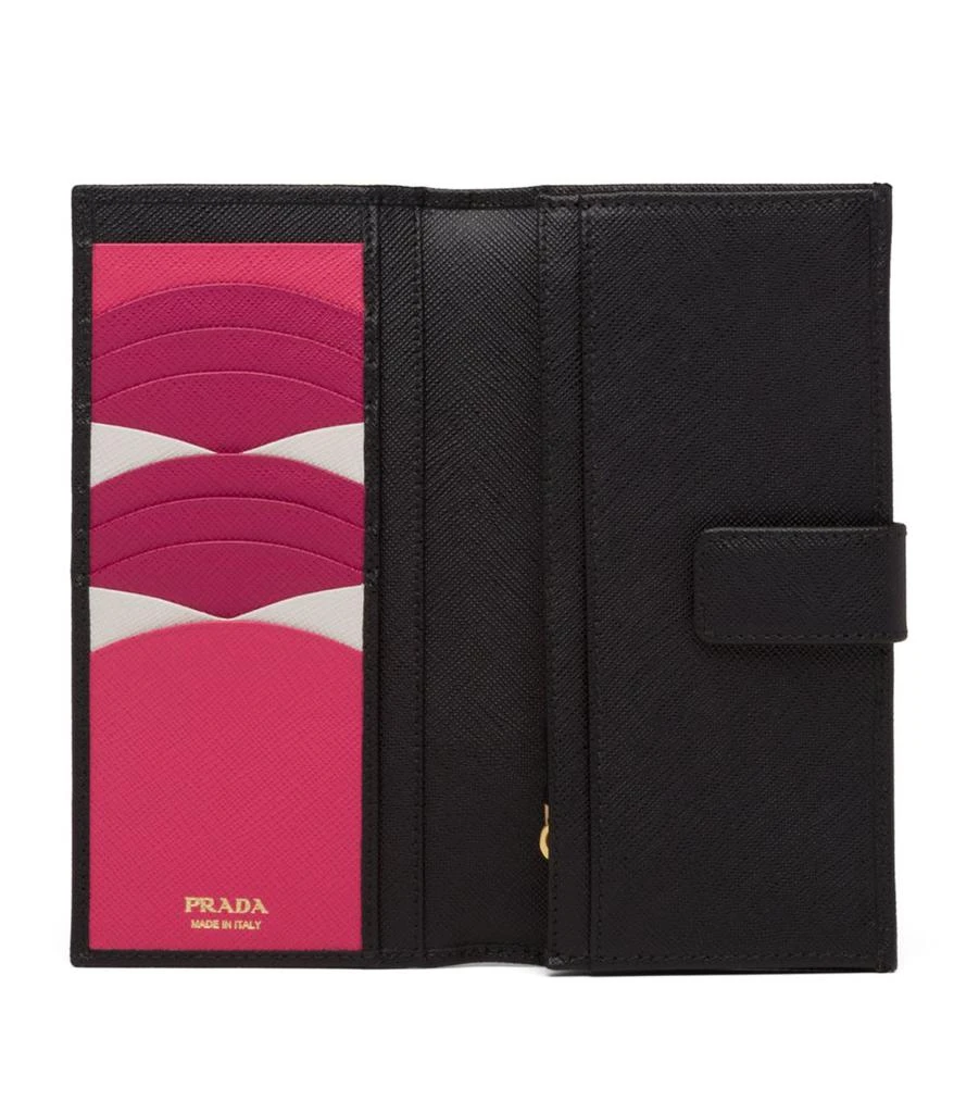 商品Prada|Large Saffiano Leather Bifold Wallet,价格¥6629,第2张图片详细描述