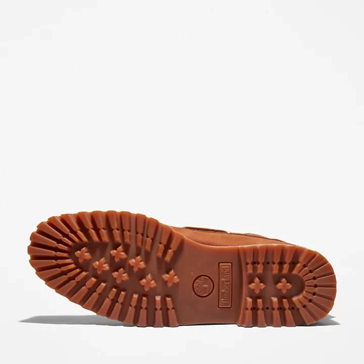 商品Timberland|Timberland® 3-Eye Lug Handsewn Boat Shoe for Men in Brown,价格¥1393,第3张图片详细描述