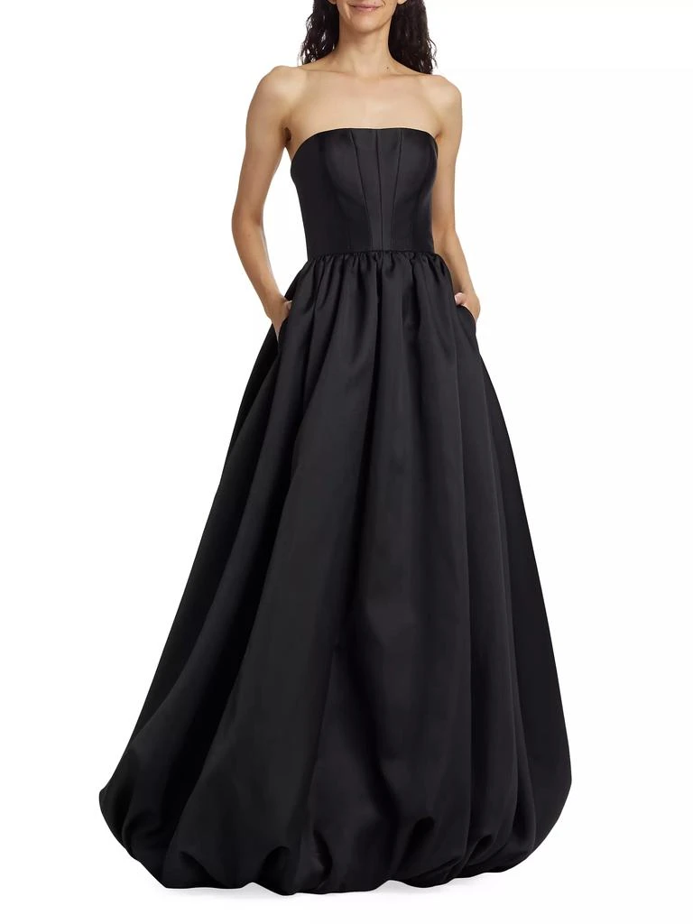 商品Vera Wang Bride|Vieda Strapless Bubble-Hem Gown,价格¥4452,第2张图片详细描述