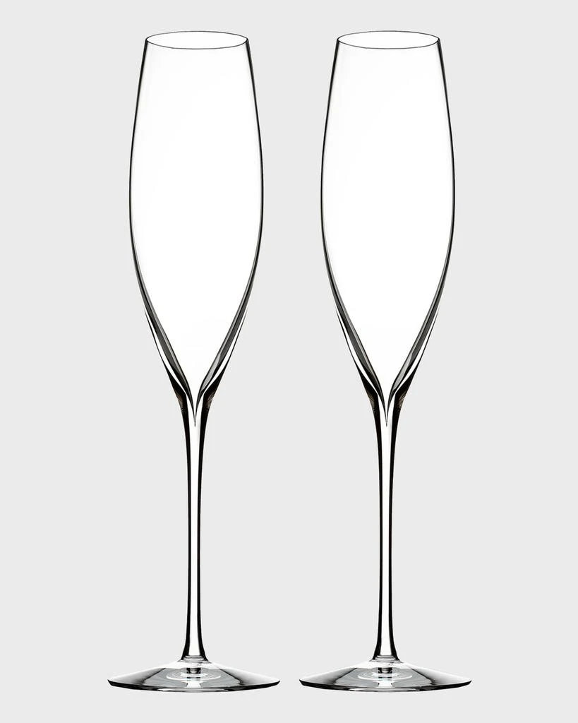 商品Waterford Crystal|Elegance Champagne Flutes, Set of 2,价格¥778,第1张图片