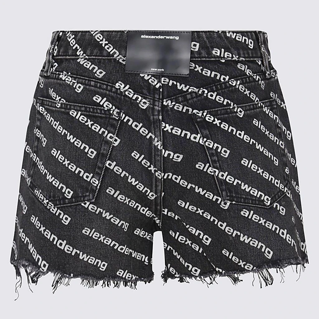 商品Alexander Wang|ALEXANDER WANG BLACK COTTON BITE SHORTS,价格¥2237,第2张图片详细描述