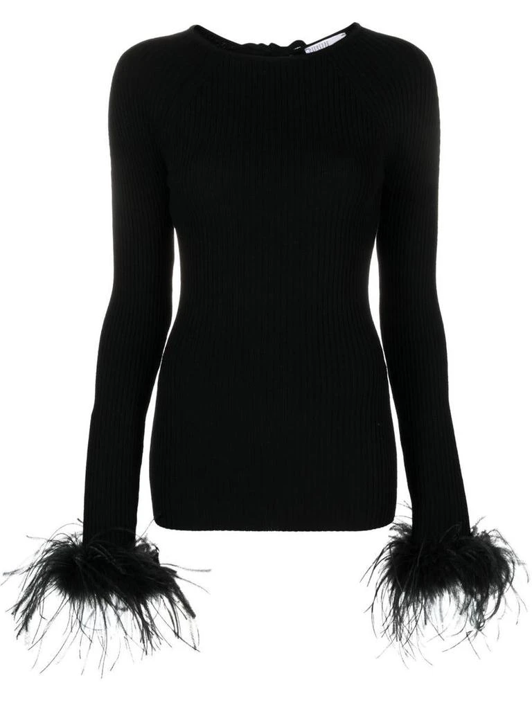 商品GIUSEPPE DI MORABITO|GIUSEPPE DI MORABITO Wool feathers sweater,价格¥2378,第1张图片