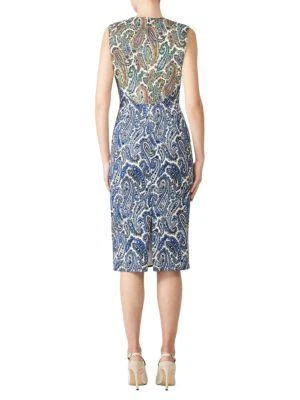 商品Diane von Furstenberg|Paisley Print Sheath Dress,价格¥646,第2张图片详细描述