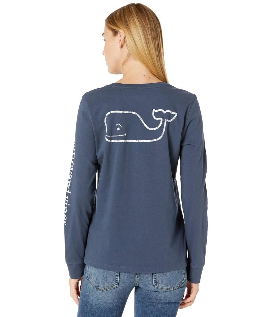 商品Vineyard Vines|Long Sleeve Whale Print Tee,价格¥358,第2张图片详细描述