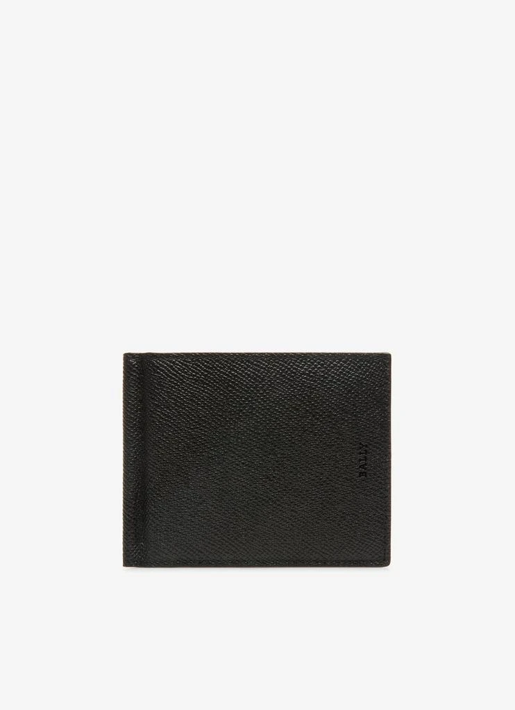 商品Bally|NEW Bally Bodolo Men's 6232168 Black Leather Bifold Wallet MSRP,价格¥1124,第1张图片