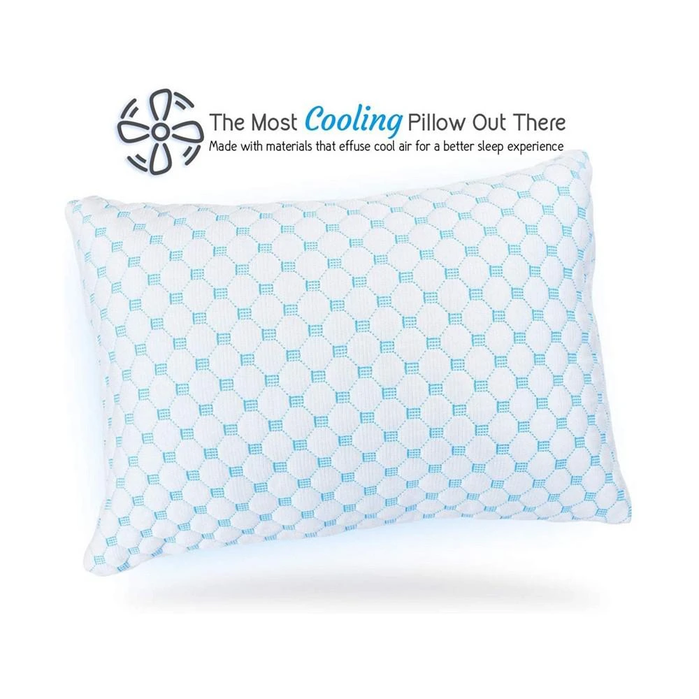 商品Nestl|Heat and Moisture Reducing Ice Silk and Gel Infused Memory Foam Toddler Pillow - 2 pack,价格¥707,第5张图片详细描述