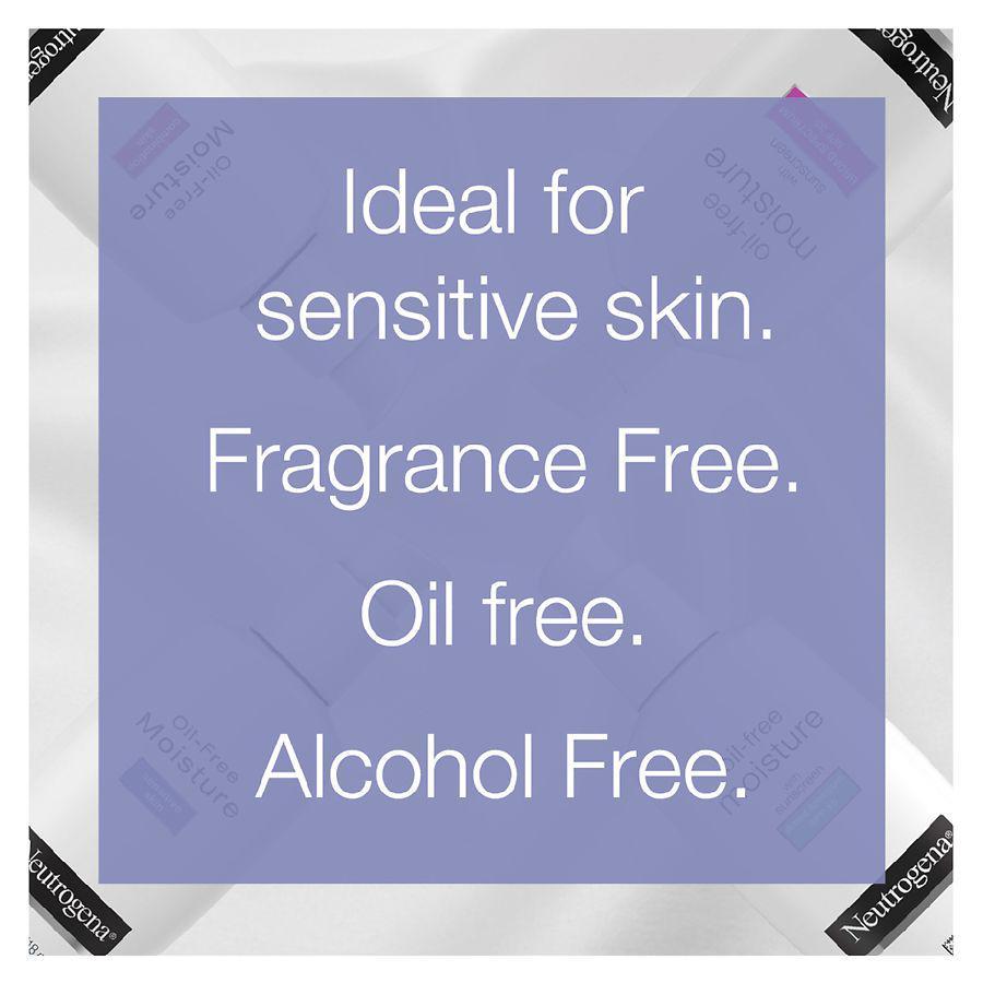 商品Neutrogena|Oil-Free Daily Sensitive Skin Face Moisturizer Fragrance-Free,价格¥86,第6张图片详细描述