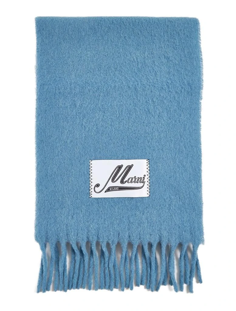 商品Marni|Marni Logo Patch Fringed-Edge Scarf,价格¥1739,第1张图片