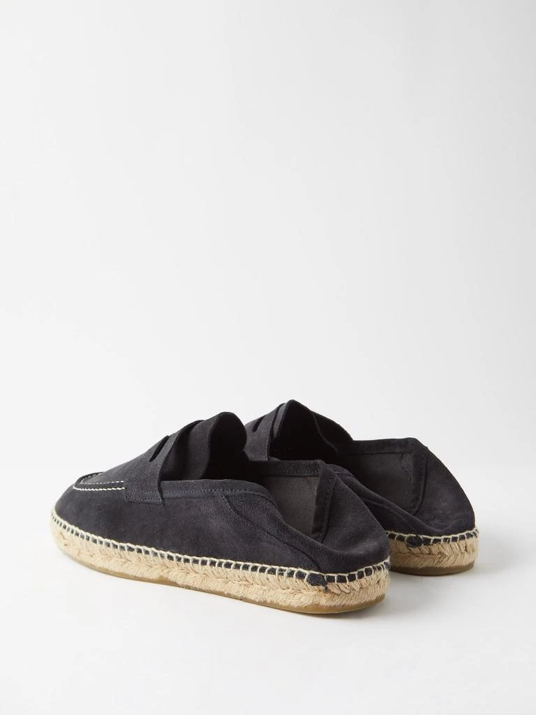 商品MANEBÍ|Logo-debossed suede espadrille loafers,价格¥869,第5张图片详细描述