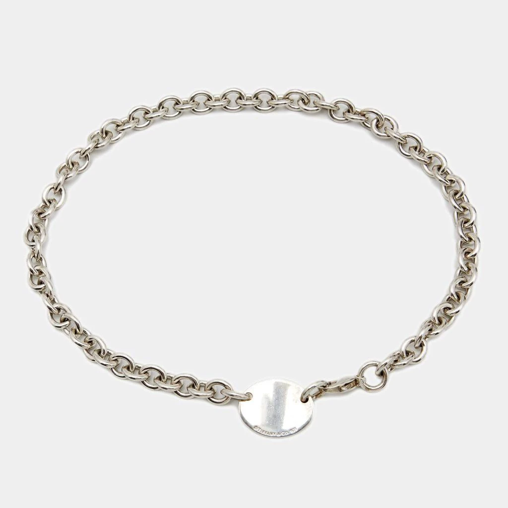 商品[二手商品] Tiffany & Co.|Tiffany & Co. Return to Tiffany Oval Tag Silver Choker Necklace,价格¥3345,第2张图片详细描述