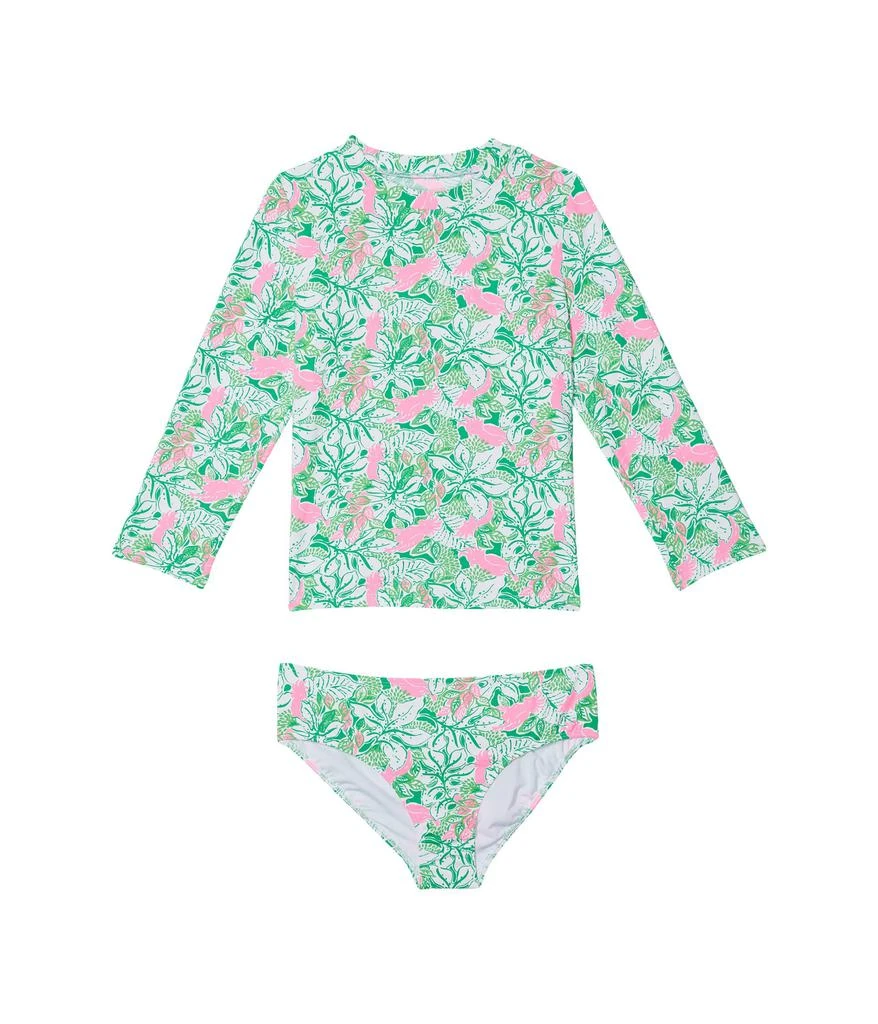 商品Lilly Pulitzer|Bobby Rashguard Set UPF 5 (Toddler/Little Kids/Big Kids),价格¥658,第1张图片