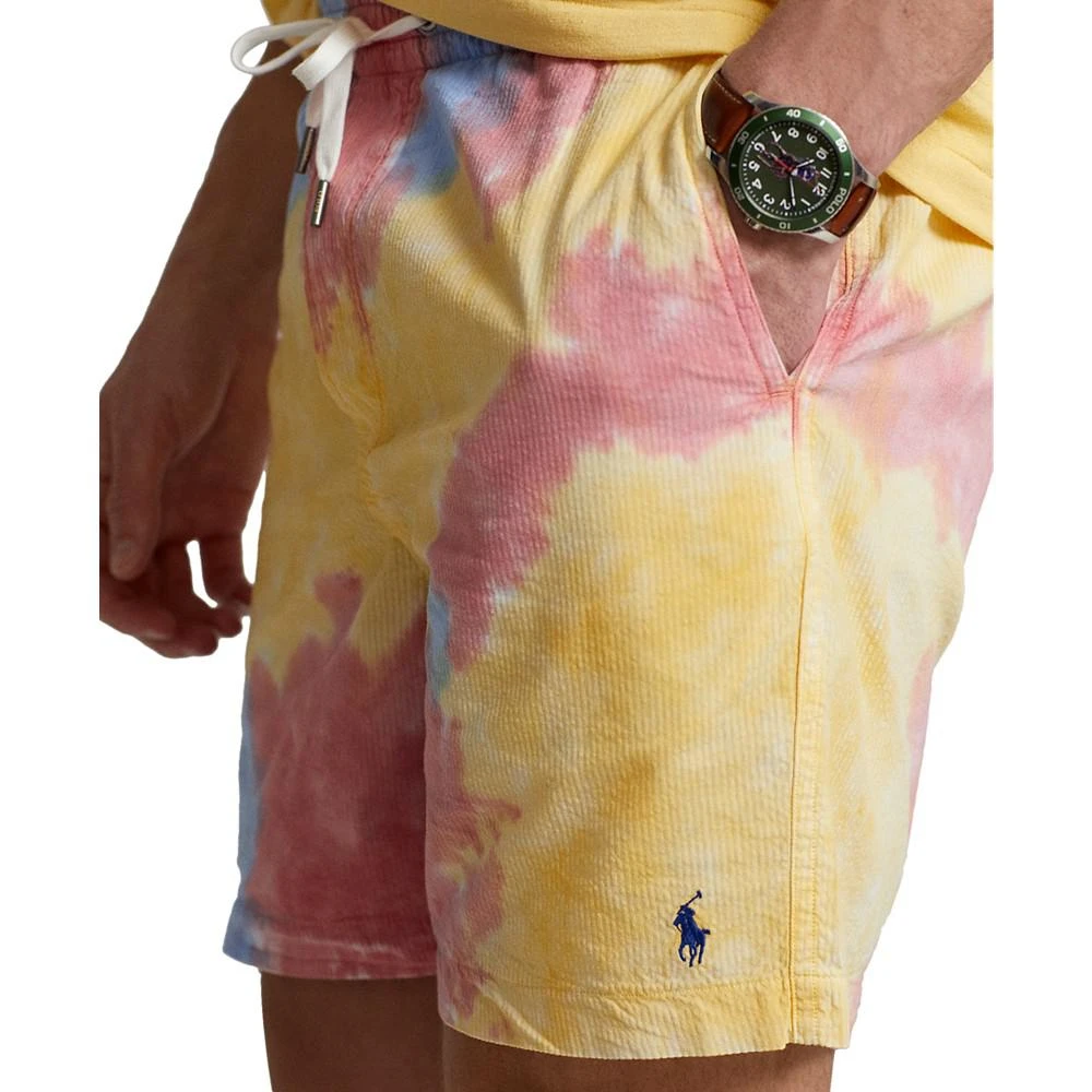 商品Ralph Lauren|Men's 6-Inch Polo Prepster Seersucker Shorts,价格¥251,第3张图片详细描述