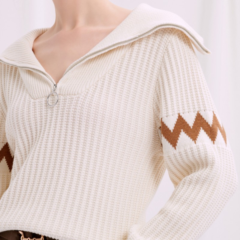 Aspen Wool Sweater - Ivory | Aspen羊毛毛衣 - 象牙白商品第8张图片规格展示
