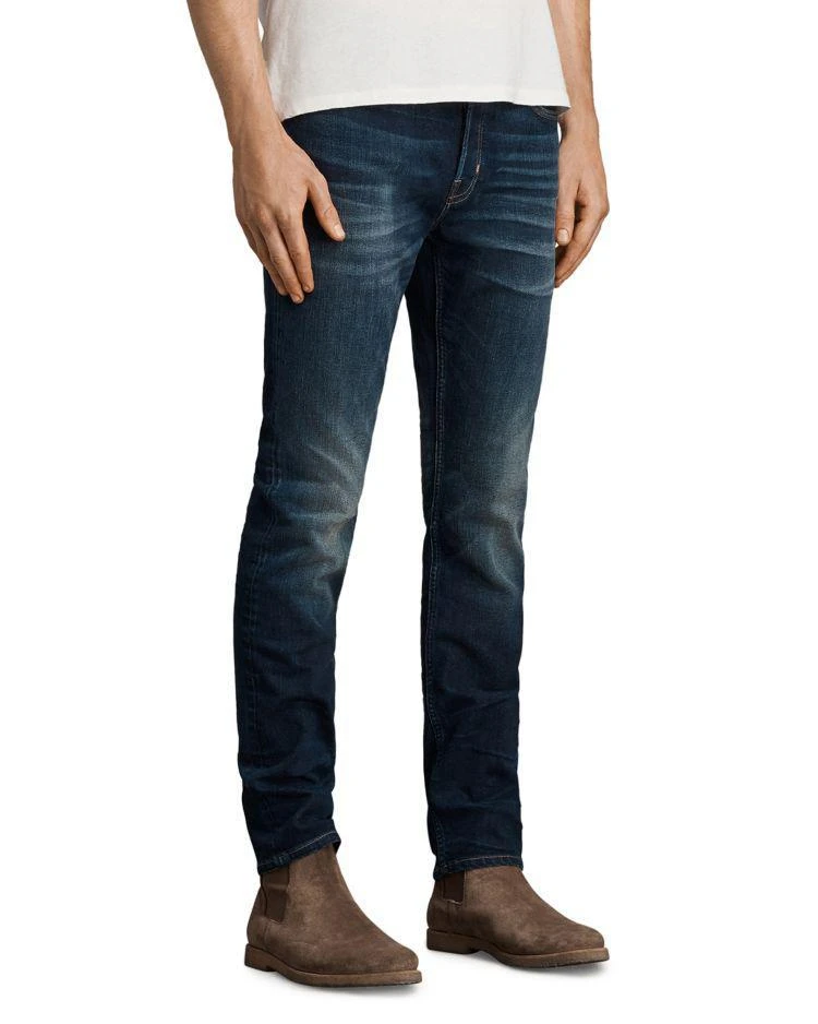 商品ALL SAINTS|Ichinoh Rex Slim Fit Jeans in Mid Indigo Blue,价格¥794,第3张图片详细描述